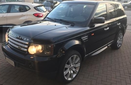 Left hand drive LANDROVER RANGE ROVER SPORT 2.7 TDV6 HSE